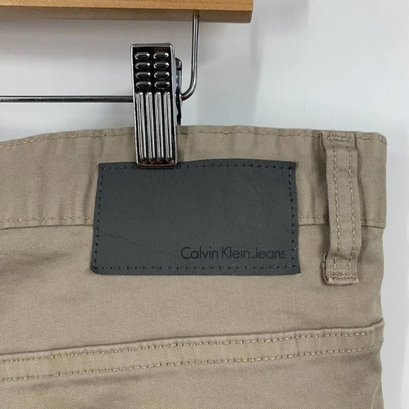 Calvin Klein Jeans Men's Straight Cotton 5 Pocket Straight Leg Chino Size 38x32‎ - Picture 6 of 15